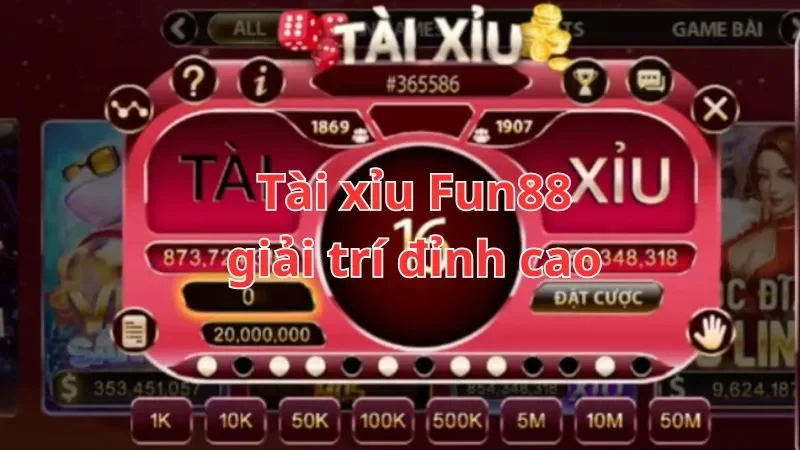 Ưu đãi khủng cùng tài xỉu Fun88